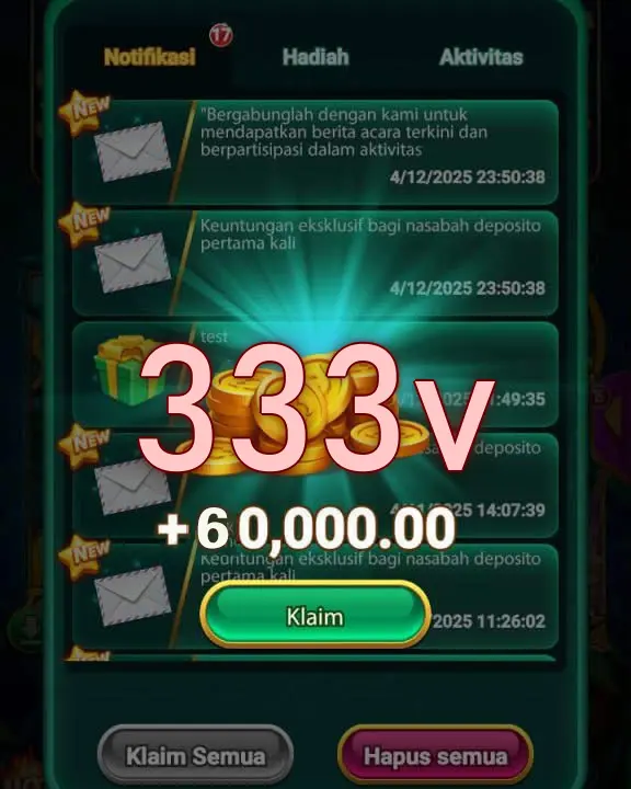 333v Masuk